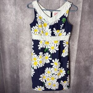 Lilly Pulitzer Originals Women's Size 0 Daisies Blue Dress See Description‎